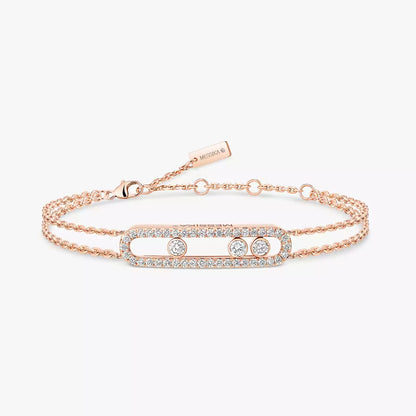 [Aura Jewels] Move Classique pavé bracelet