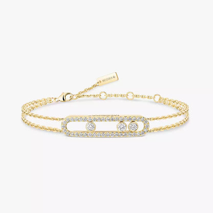 [Aura Jewels] Move Classique pavé bracelet