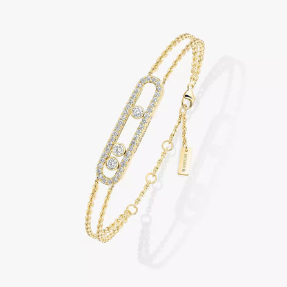 [Aura Jewels] Move Classique pavé bracelet