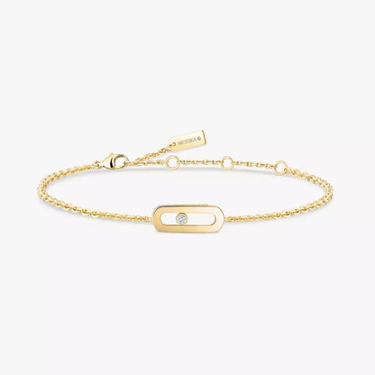 [Aura Jewels]Move Uno Diamond Bracelet
