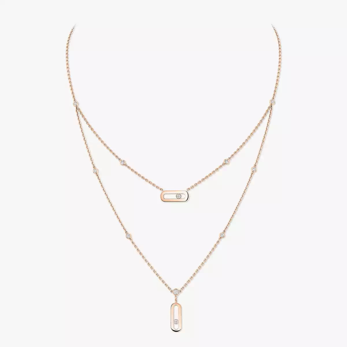 [Aura Jewels] Move Uno Diamond Necklace