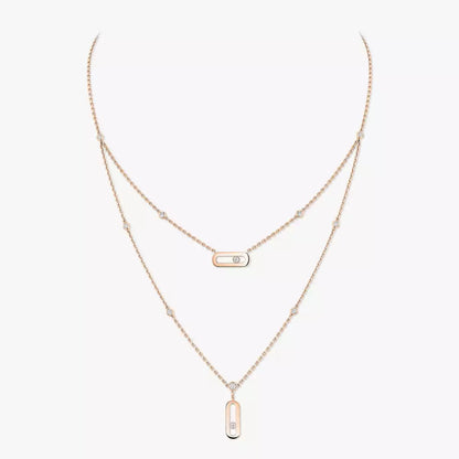 [Aura Jewels] Move Uno Diamond Necklace