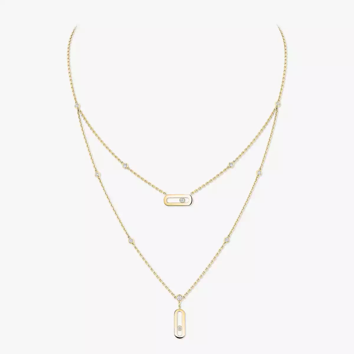 [Aura Jewels] Move Uno Diamond Necklace