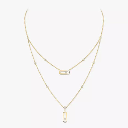 [Aura Jewels] Move Uno Diamond Necklace