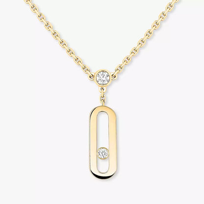 [Aura Jewels] Move Uno Diamond Necklace