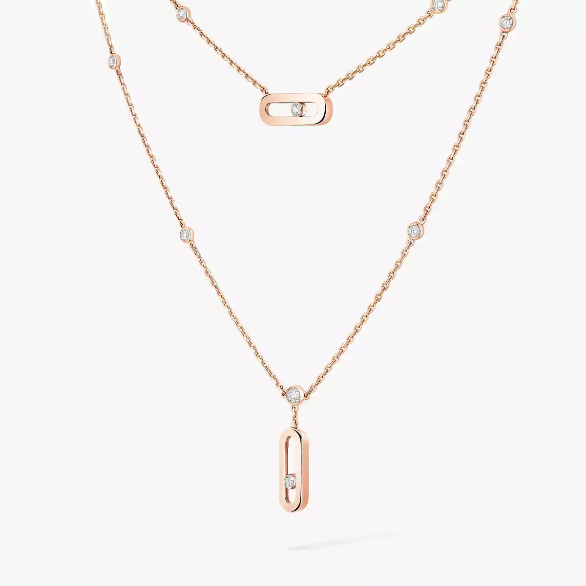 [Aura Jewels] Move Uno Diamond Necklace