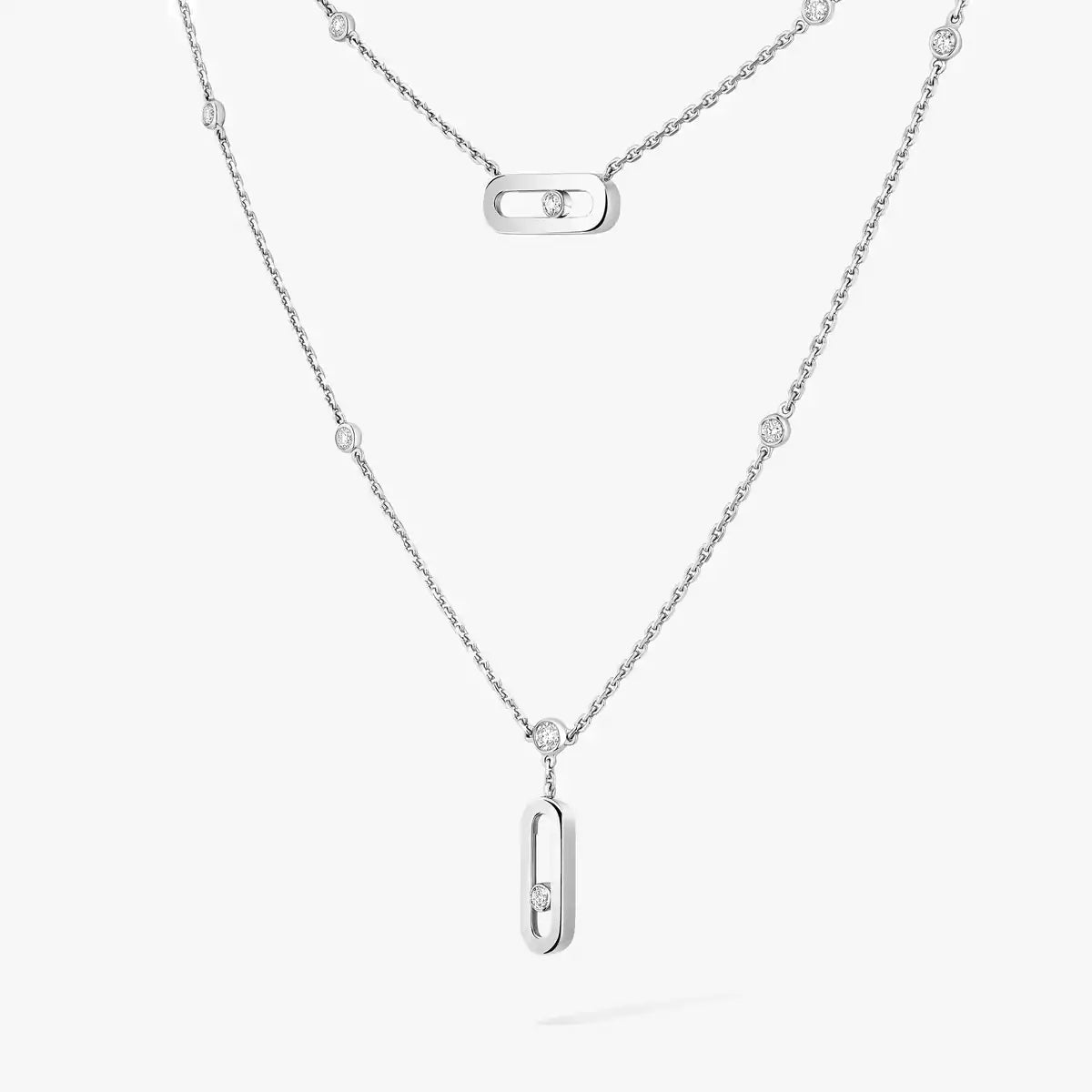 [Aura Jewels] Move Uno Diamond Necklace
