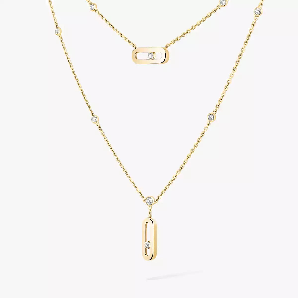 [Aura Jewels] Move Uno Diamond Necklace