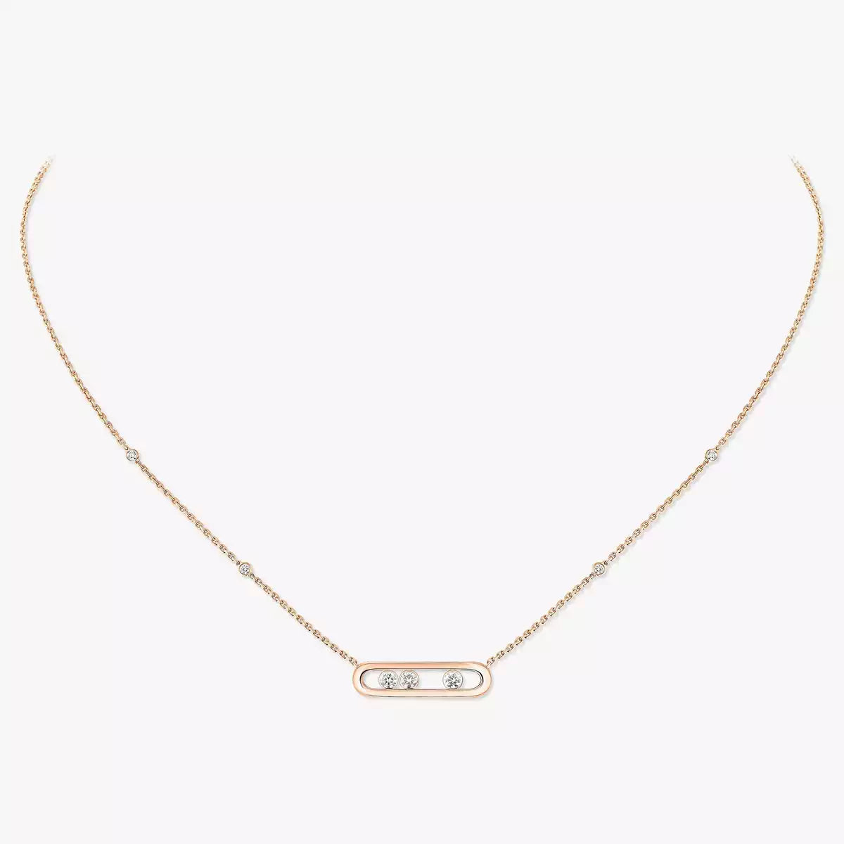 [Aura Jewels] Baby Move Gold Diamond Necklace