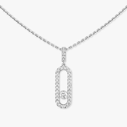 [Aura Jewels]Move Uno Diamond Necklace in Rose Gold