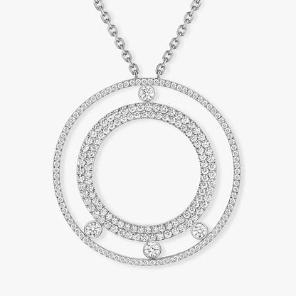 [Aura Jewels]Move Romane Long Pave_-Set Diamond Necklace