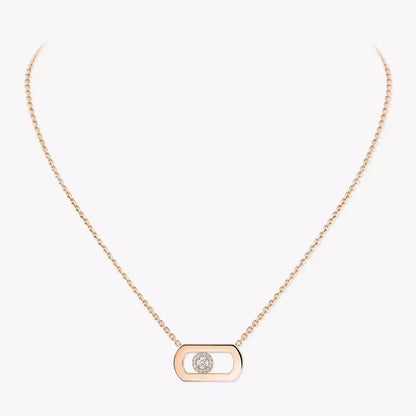 [Aura Jewels]So Move Diamond Necklace in Gold