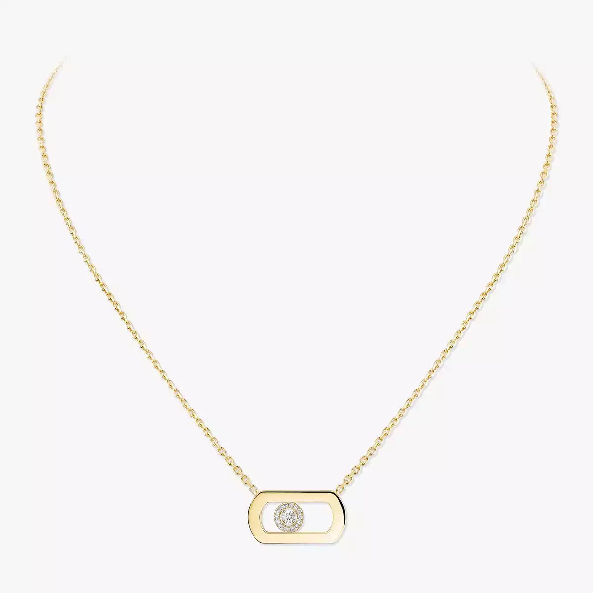 [Aura Jewels]So Move Diamond Necklace in Gold