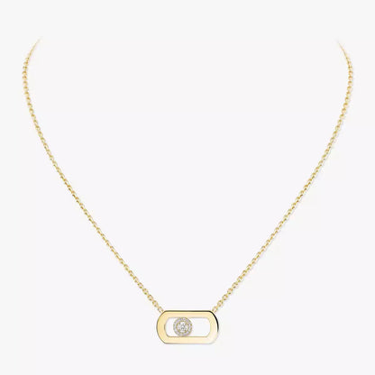 [Aura Jewels]So Move Diamond Necklace in Gold