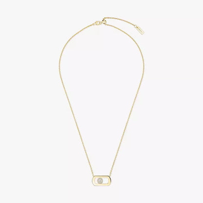 [Aura Jewels]So Move Diamond Necklace in Gold
