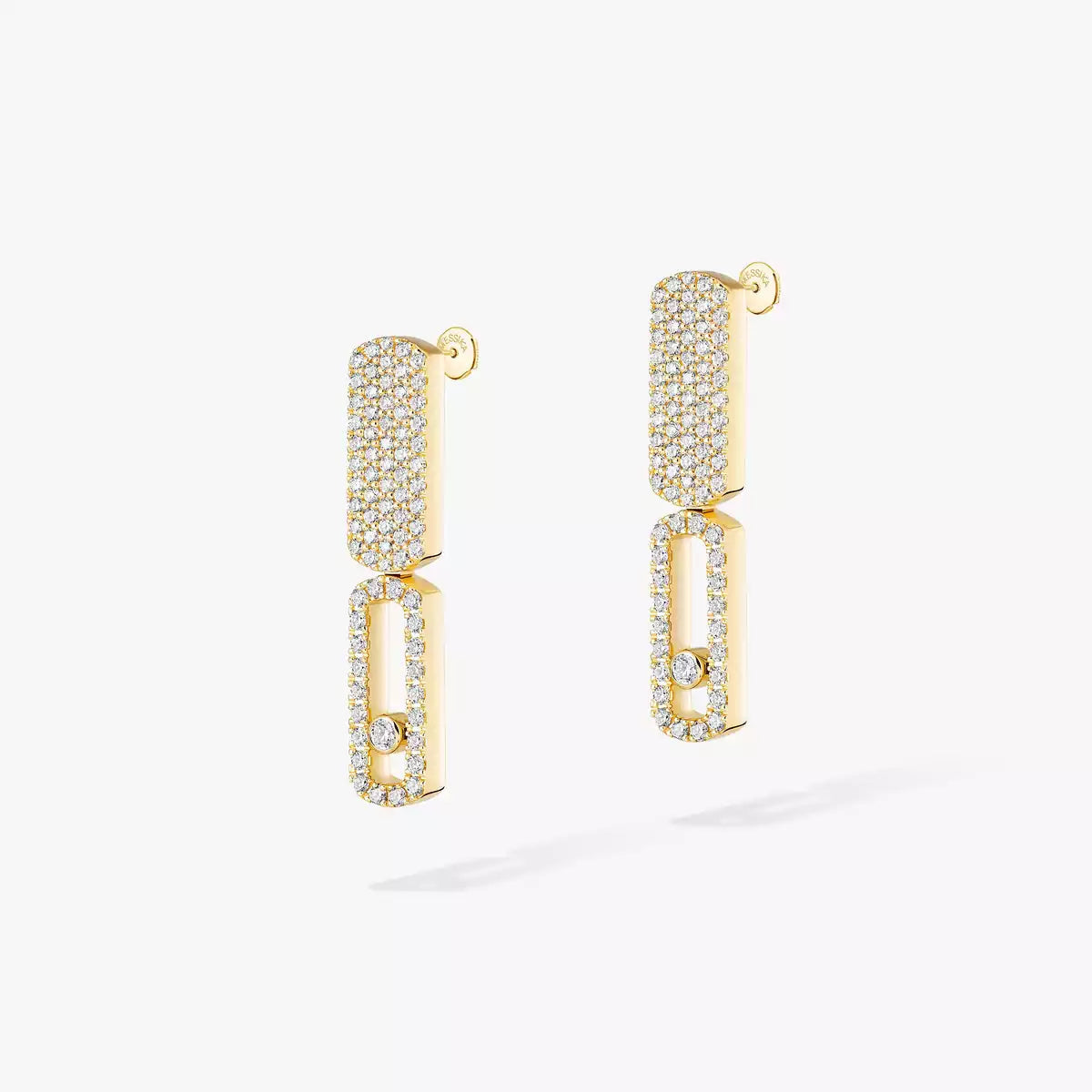 [Aura Jewels]Imperial Move SM Diamond Earrings