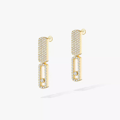 [Aura Jewels]Imperial Move SM Diamond Earrings