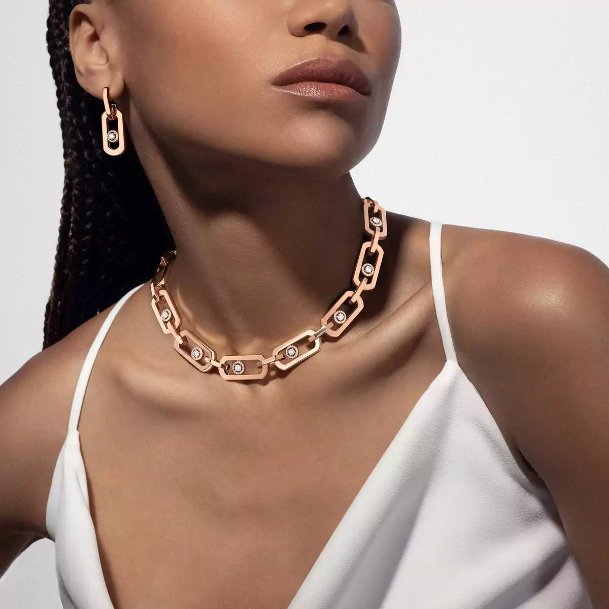 [Aura Jewels] So Move XL Diamond Hoop Earring