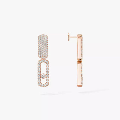 [Aura Jewels]Imperial Move SM Diamond Earrings
