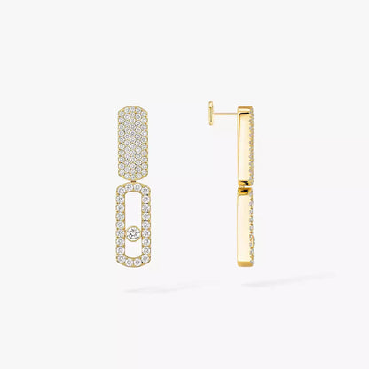 [Aura Jewels]Imperial Move SM Diamond Earrings