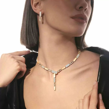 [Aura Jewels]Imperial Move SM Diamond Earrings