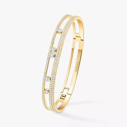 [Aura Jewels]Move Romane pavé bangle