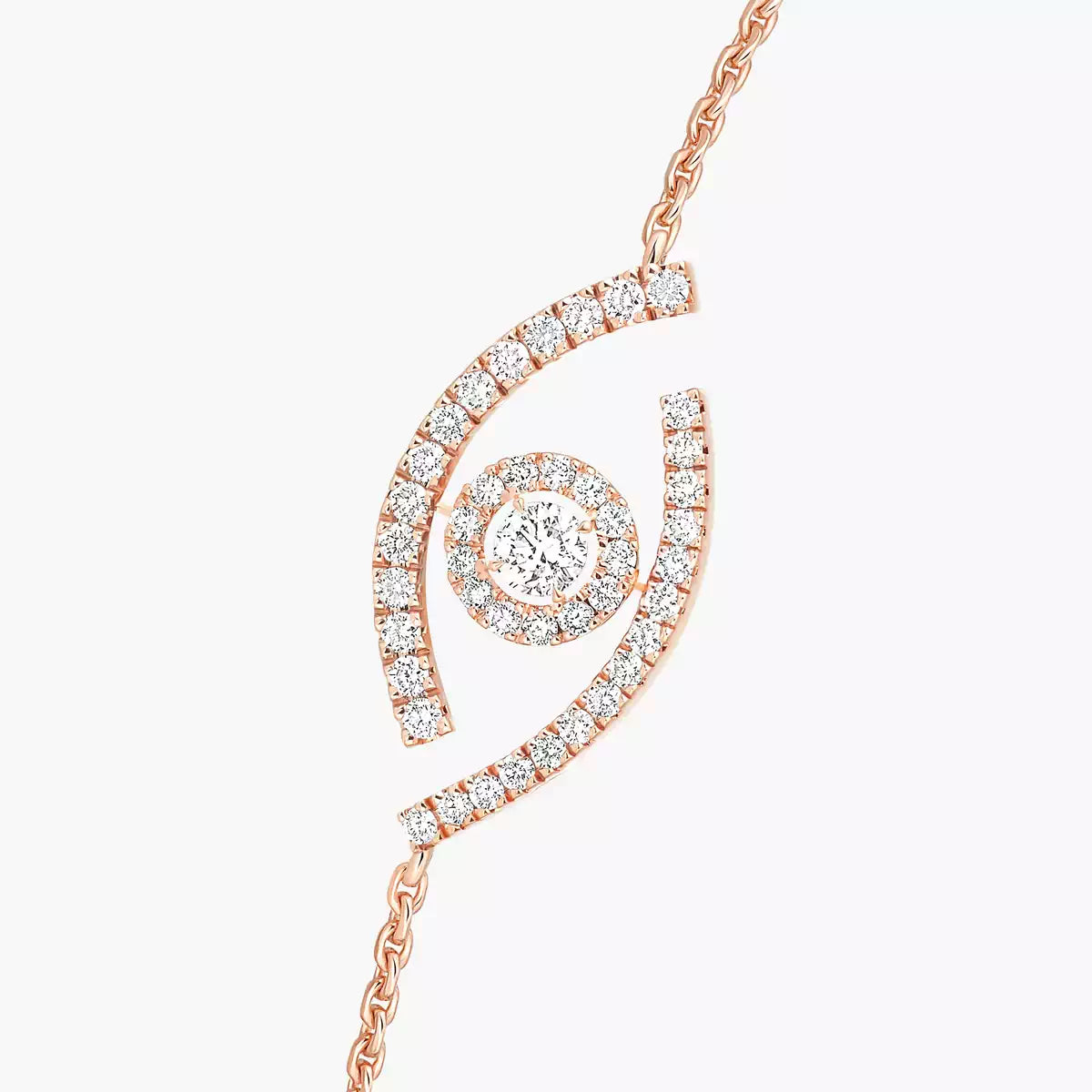 [Aura Jewels]Lucky Eye Pave-Set Diamond Bracelet