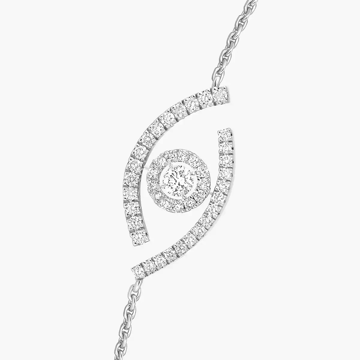 [Aura Jewels]Lucky Eye Pave-Set Diamond Bracelet