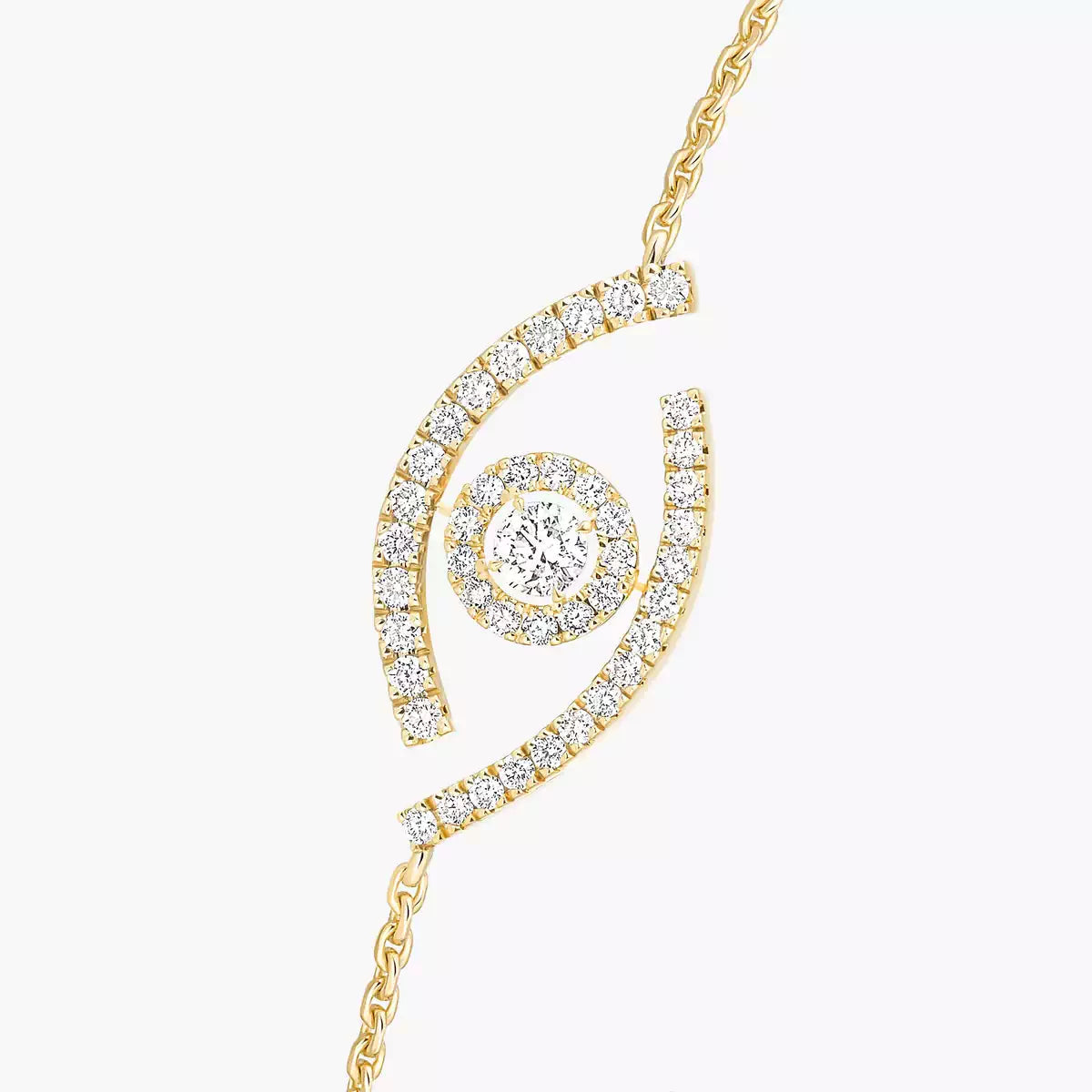 [Aura Jewels]Lucky Eye Pave-Set Diamond Bracelet