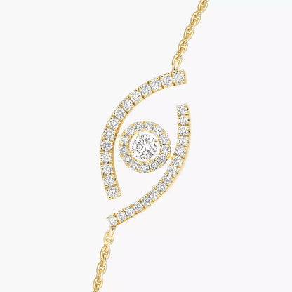 [Aura Jewels]Lucky Eye Pave-Set Diamond Bracelet