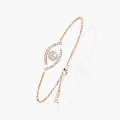 [Aura Jewels]Lucky Eye Pave-Set Diamond Bracelet