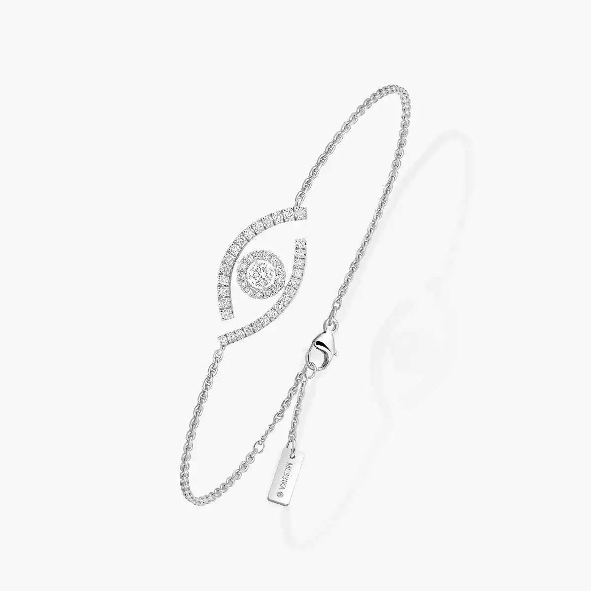 [Aura Jewels]Lucky Eye Pave-Set Diamond Bracelet