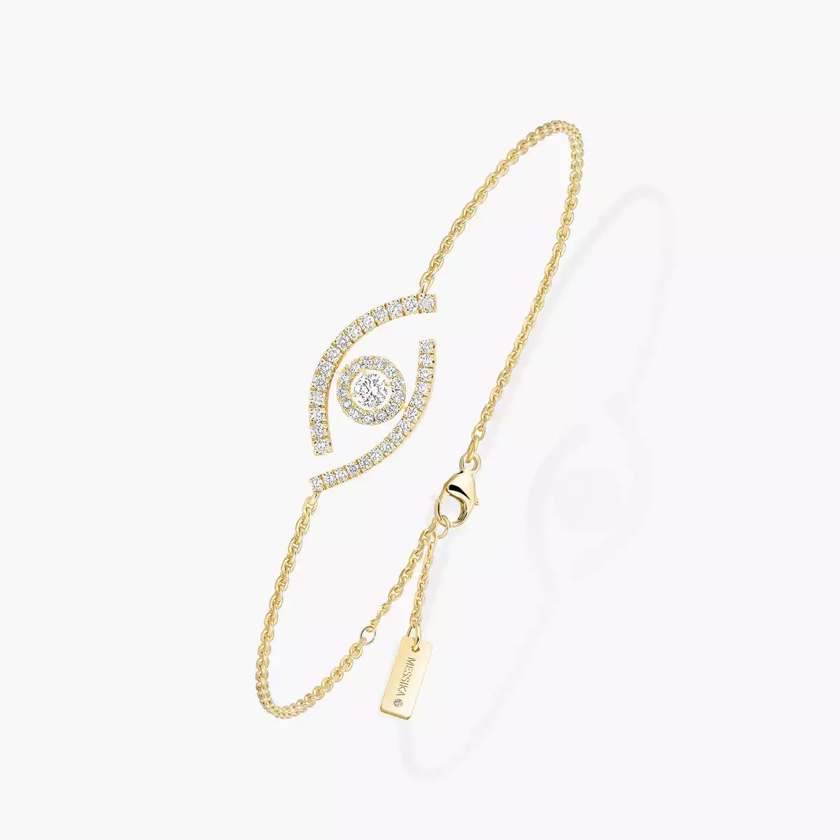 [Aura Jewels]Lucky Eye Pave-Set Diamond Bracelet