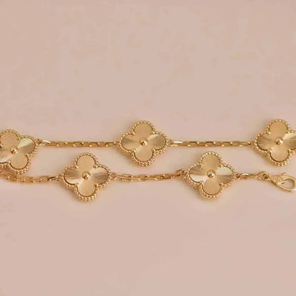 [Aura Jewels]New  CLOVER 5 MOTIF LASER BRACELET COLLECTION