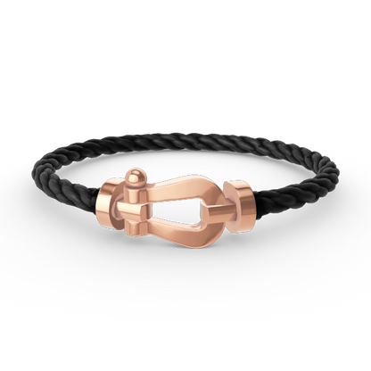 ¡®Aura Jewels¡¯FORCE LARGE HORSESHOE NO DIAMOND BRACELET ROSE GOLD