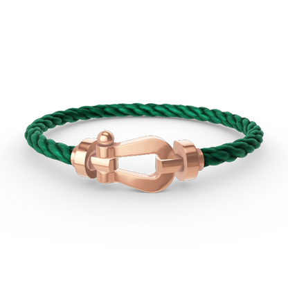 ¡®Aura Jewels¡¯FORCE LARGE HORSESHOE NO DIAMOND BRACELET ROSE GOLD