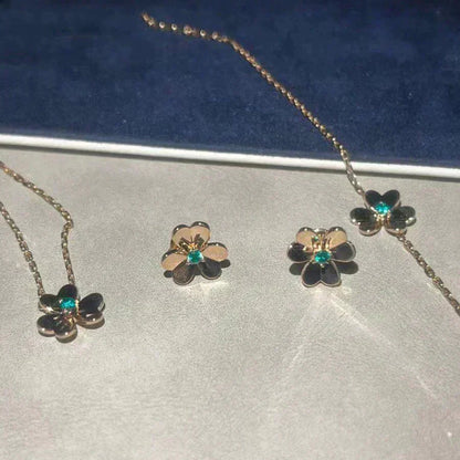 ¡®Aura Jewels¡¯FRIVOLE  FLOWER MALACHITE EARRINGS