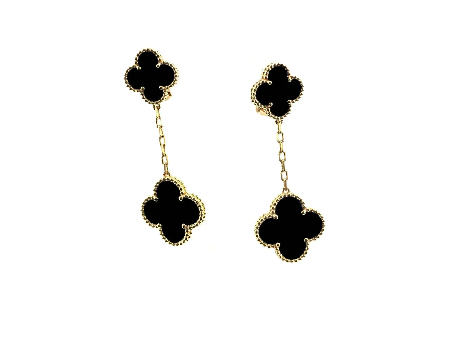 ¡®Aura Jewels¡¯CLOVER 2 MOTIFS  EARRINGS (MULTIPLE CHOICESC